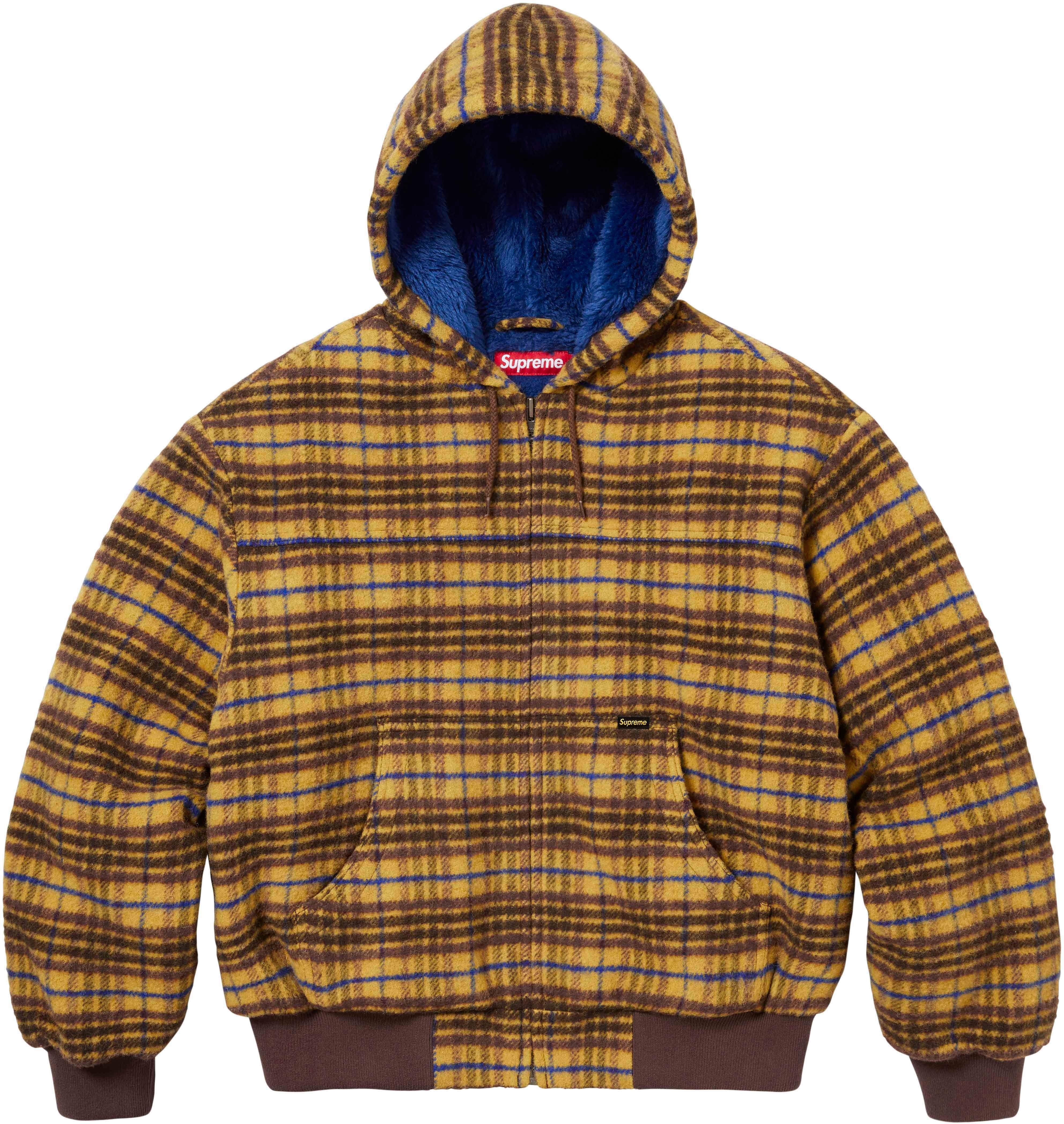 Plaid Wool Hooded Work Jacket view 18
